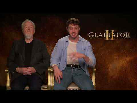 Gladiator II - Ridley Scott and Paul Mescal interview